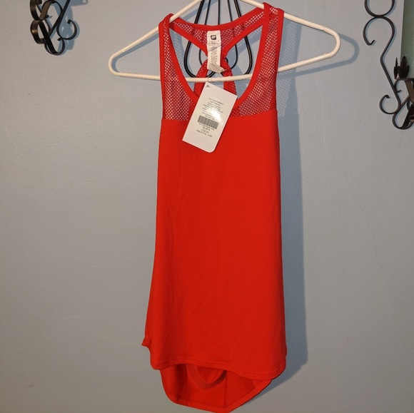 Fabletics Tops - Womens fabletics red athletic tank top medium